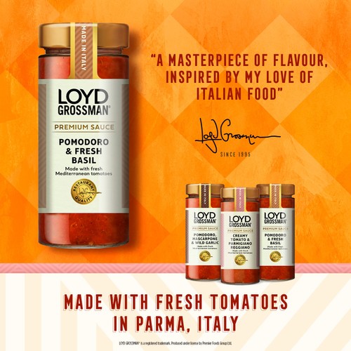 Loyd Grossman Pomodoro & Fresh Basil Tomato Pasta Sauce 290g