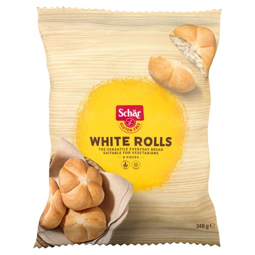 Schar Gluten Free White Rolls   348g