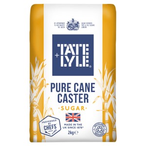 Tate & Lyle Pure Cane Caster Sugar 2kg
