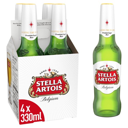 Stella Artois Premium Lager Bottles