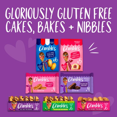 Mrs Crimble's Gluten Free 6 Big Chocolate Macaroons 