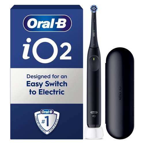 Oral-B iO2 Night Black Electric Toothbrush + Travel Case