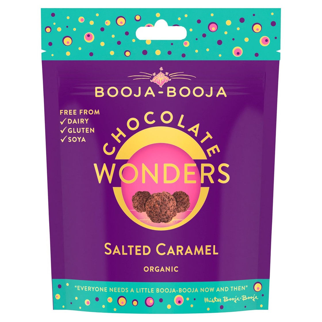 Booja-Booja Organic Salted Caramel Chocolate Wonders 65g - Morrisons ...