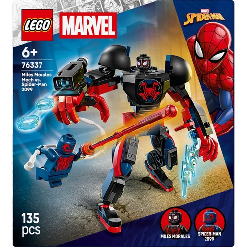 LEGO Super Heroes Marvel Miles Morales Mech Vs. Spider-Man 2099 76337