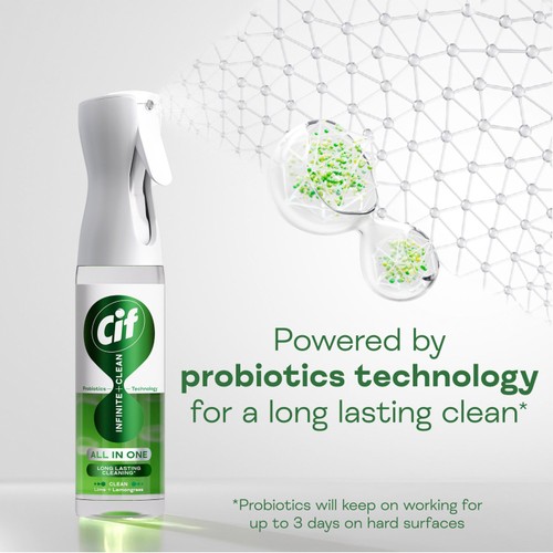 Cif Infinite Clean All in One Cleaner Spray Lime & Lemongrass 280ml