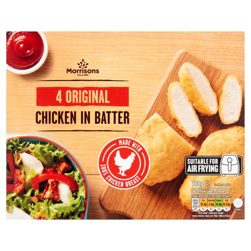 Morrisons battered chicken steaks