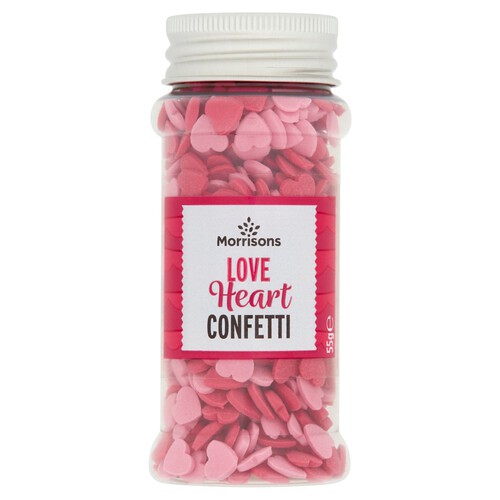 Morrisons Love Heart Sprinkles 