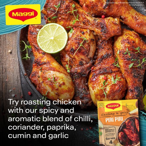 Maggi Juicy Smoky Piri Piri Chicken Herb and Spice Seasoning Mix
