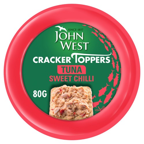 John West Cracker Toppers Tuna Sweet Chilli (80g)