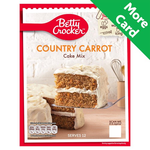 Betty Crocker Moreish Carrot Cake Mix