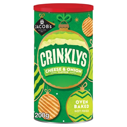 Jacob's Crinklys Cheese & Onion 200g