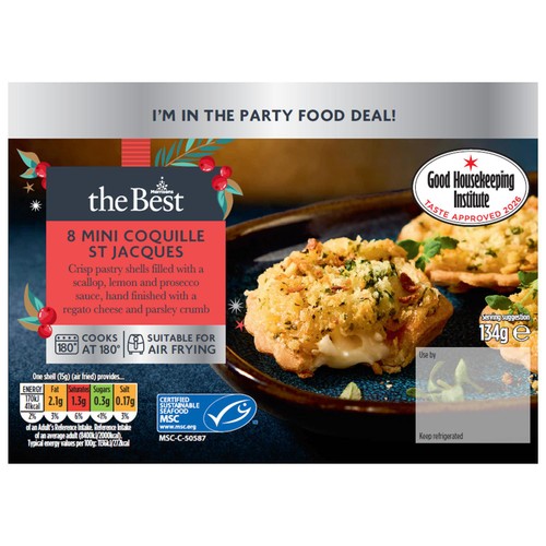 Morrisons The Best Mini Scallops In Shells 134g
