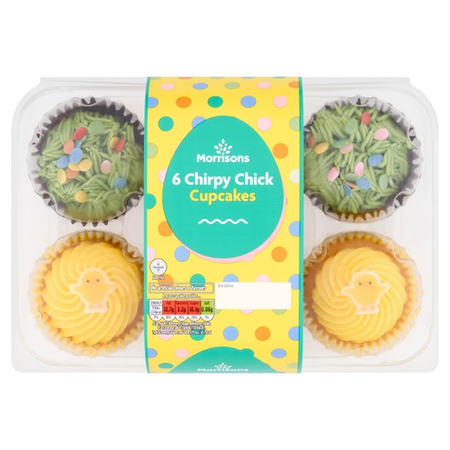 Morrisons Chirpy Chick Cupcakes 6 Pack