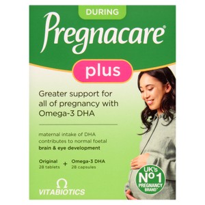 Vitabiotics Pregnacare Plus Brain & Eye Omega-3 DHA Tablets 