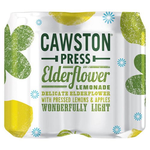 Cawston Press Elderflower Lemonade 4 X 330Ml