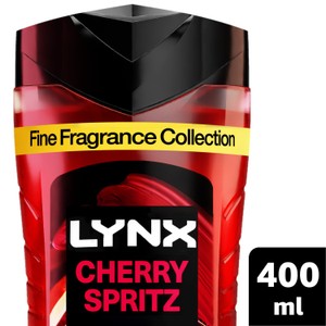 Lynx Shower Gel Cherry Spritz 400ml - Morrisons Online Groceries