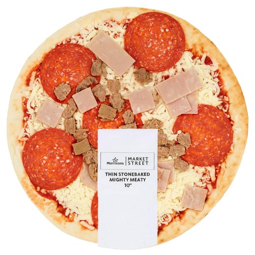 Morrisons mighty meaty thin stonebaked