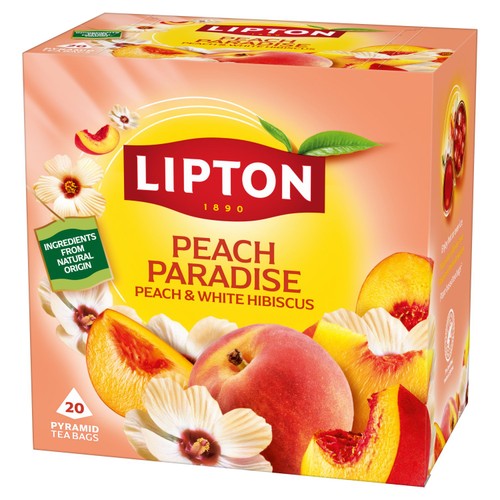 Lipton Fruit & Herbal Peach Paradise 20s Tea Bags
