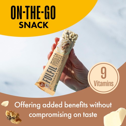 Fulfil White Choc Cookies & Cream Vitamin & Protein Bar 55g