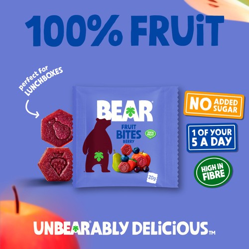 Bear Fruit Bites Berry 5X20G