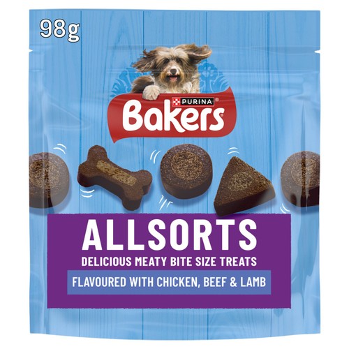 Bakers Allsorts Chicken, Beef And Lamb Dog Treats 