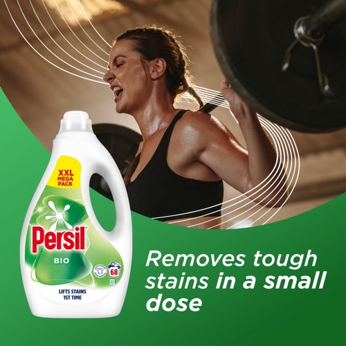 Persil Bio Liquid Laundry Washing Detergent 68 Washes