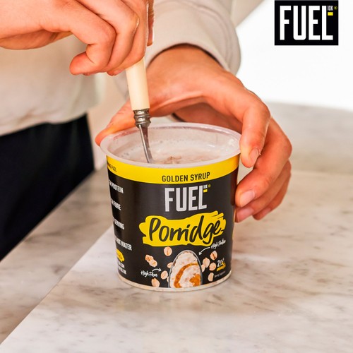 FUEL10K High Protein Golden Syrup Porridge Oat Cereal Pot 70g