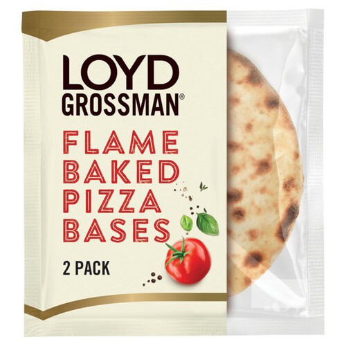 Loyd Grossman Flame Baked Pizza Bases 2 Pack