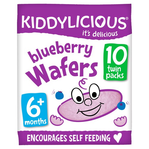 Kiddylicious Blueberry Maxi Wafers Baby Snacks