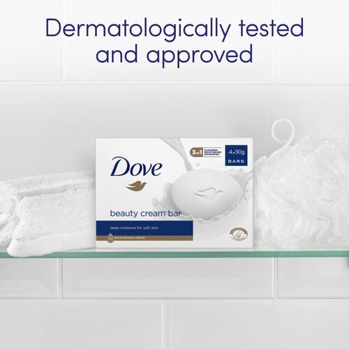 Dove Original Beauty Bar Soap with 1/4 Moisturising Cream