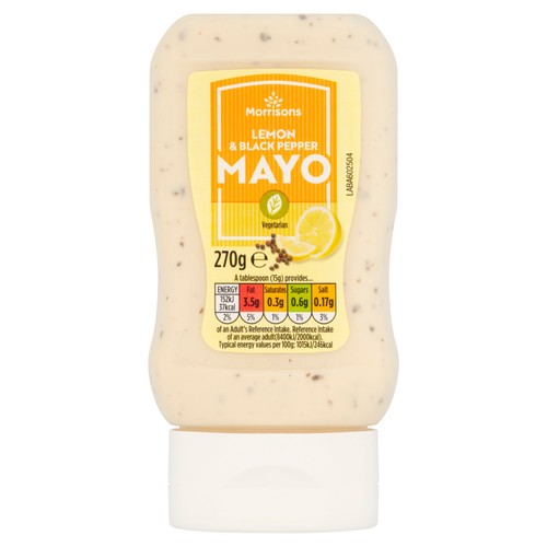 Morrisons Lemon & Black Pepper Mayo 270g
