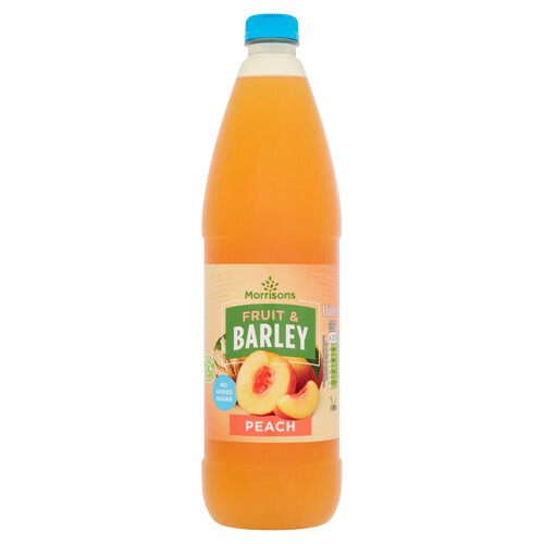 Morrisons No Added Sugar Peach Fruit & Barley Squash 