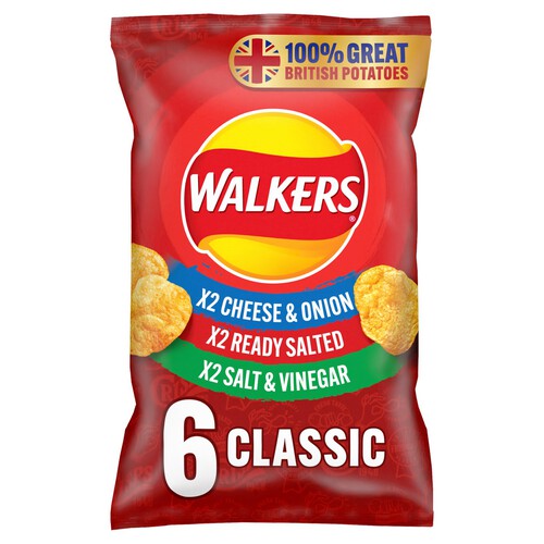 Walkers Classic Variety Multipack Crisps 