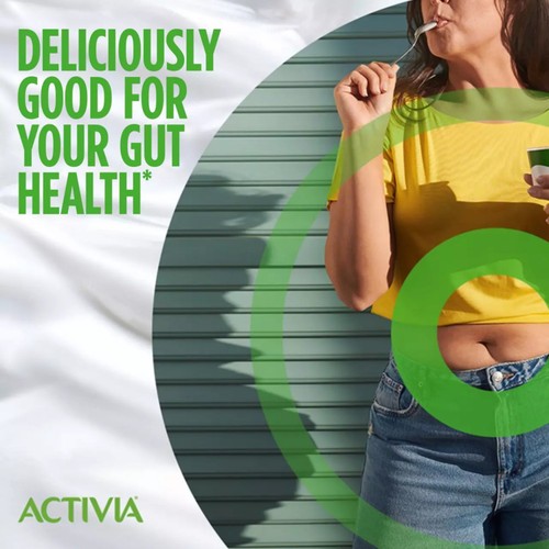 Activia Rhubarb Gut Health Fruit Yoghurt Multipack