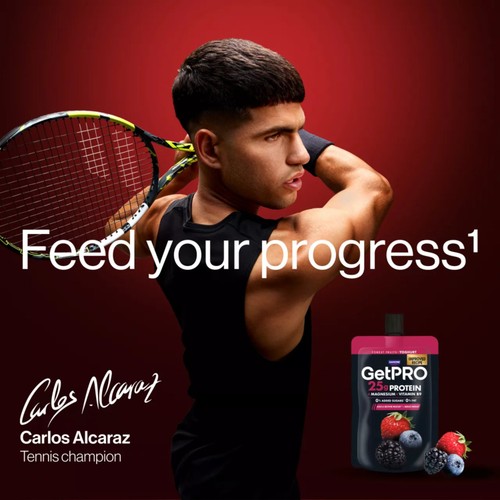 Getpro Forest Fruits 25g High Protein Yoghurt Pouch 