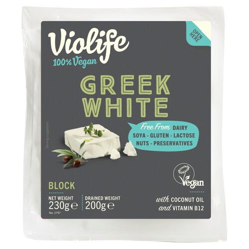 Violife Greek White Block Vegan Alternative to Cheese