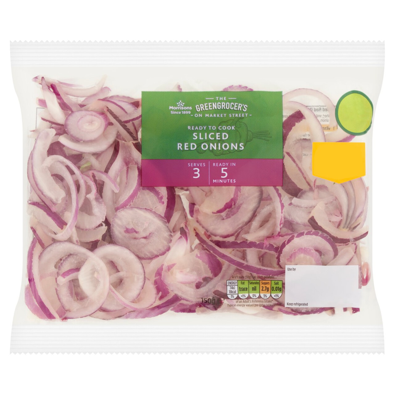 Morrisons Market Street Sliced Red Onions