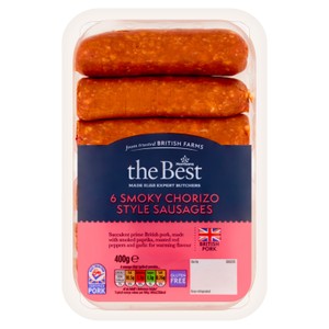 Morrisons The Best Chorizo Style Sausages   400g