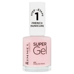 Rimmel London Super Gel French Manicure Nail Polish English Rose | Morrisons