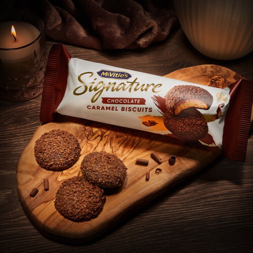 Mcvitie's Signature Chocolate Caramel Biscuits 