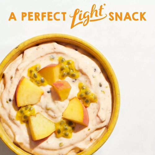 Light & Free Peach Greek Style Fat Free Yoghurt Multipack 4x115g