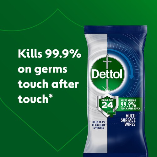 Dettol Protect 24 Hour Antibacterial Wipes Ocean Fresh