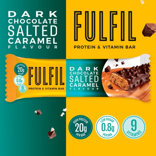 Fulfil Protein + Vitamin Bar Dark Chocolate Salted Caramel