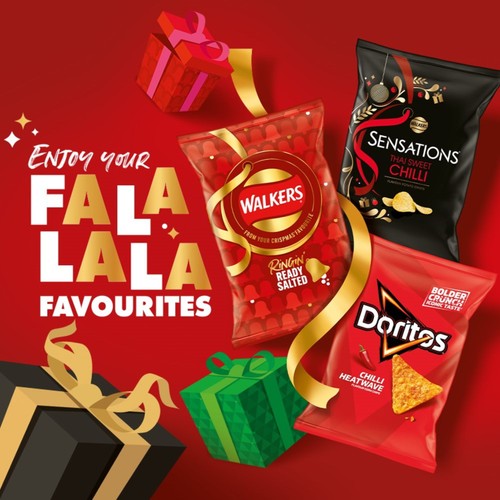 Walkers Sensations Lime & Coriander Chutney Sharing Poppadoms 82.5g
