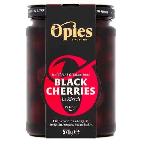 Opies Black Cherries With Kirsch 570g
