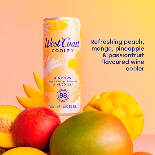 West Coast Cooler Sunburst 250ml
