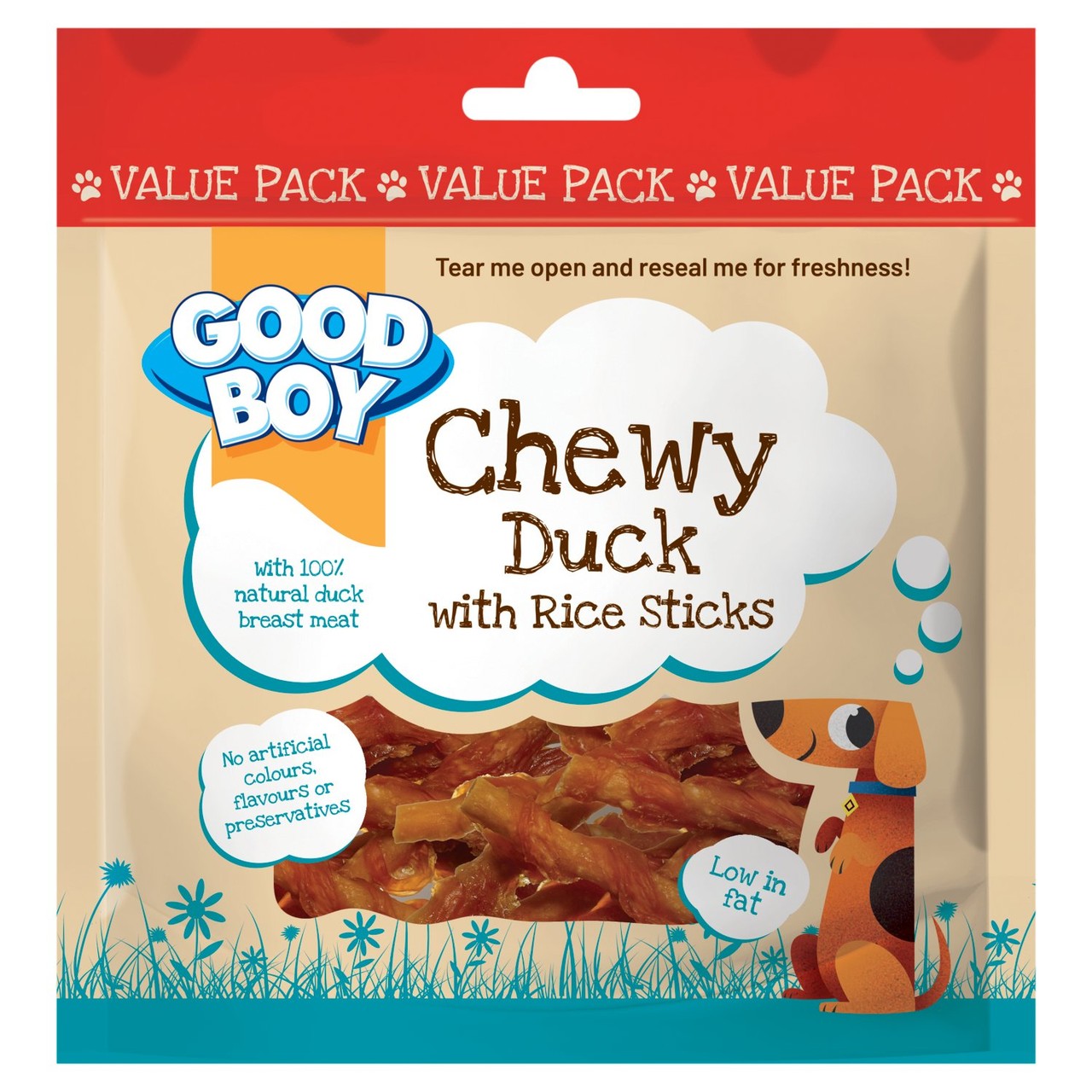 Good Boy Chewy Duck with Rice Sticks 210g