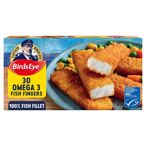 Birds Eye 30 Fish Fingers Omega 3