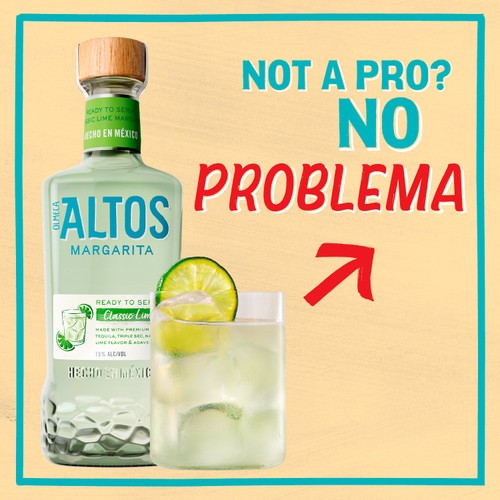 Olmeca Altos Margarita Tequila Ready to Serve   75cl
