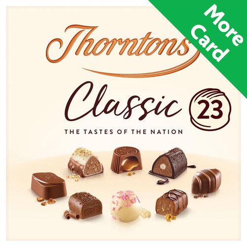 Thorntons Classic Milk, Dark, White Medium Chocolate Gift Box